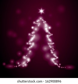 vector glamour Christmas background