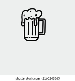 vector a glass of alcohol, usually we find in a bar