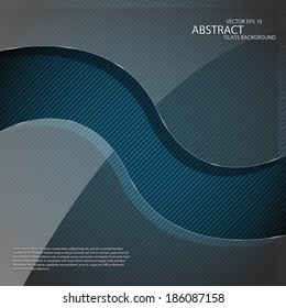 Vector glass background
