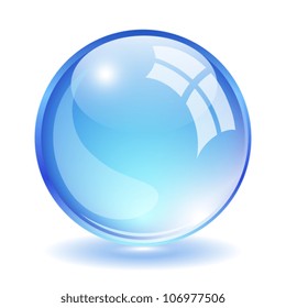 Vector glass ball illustration