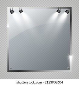 Vector glass banners on transparent background.Empty transparent glass frame. Clean vector background.	
 - Powered by Shutterstock - Get 15% off with code: PIKWIZARD15
