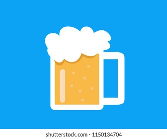 vector glass of beer 