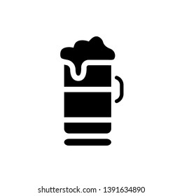 Vector glass of beer Icon