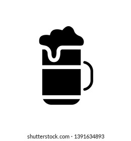Vector glass of beer Icon