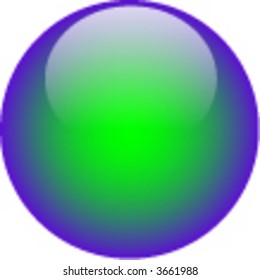 Vector Glass Button