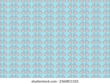 vector glass cleaning tool seamless pattern