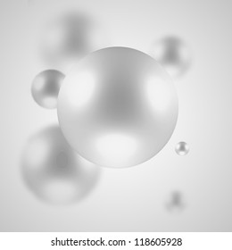 Vector glass glossy sphere