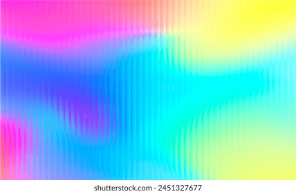 Vector Glass grainy blurred neon gradient in pastel colors. For covers, wallpapers, branding and other projects. Multicolored glass texture for banner, wallpaper, template, print.