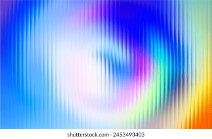 Vector Glass grainy blurred neon gradient in pastel colors. For covers, wallpapers, branding and other projects. Multicolored glass texture for banner, wallpaper, template, print.