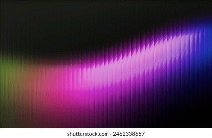 Vector Glass grainy blurred neon gradient in pastel colors. For covers, wallpapers, branding and other projects. Multicolored glass texture for banner, wallpaper, template, print.