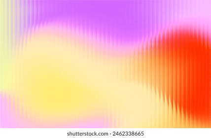 Vector Glass grainy blurred neon gradient in pastel colors. For covers, wallpapers, branding and other projects. Multicolored glass texture for banner, wallpaper, template, print.