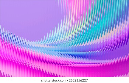Vector Glass grainy Blurred Y2K , hologram colors. Multicolored glass texture for banner, wallpaper, template, print.