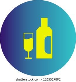 vector glass icon