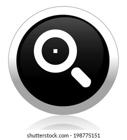 Vector Glass Magnifier Icon