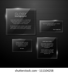 Vector glass panels