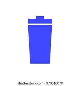 vector glass of water icons