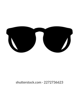 Vector Glasses plana estilo moda ilustración sobre fondo blanco. eps