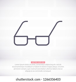 Vector Glasses Icon