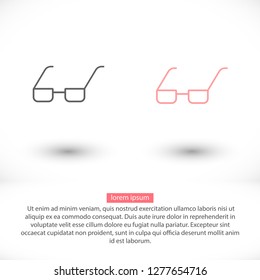 Vector Glasses Icon