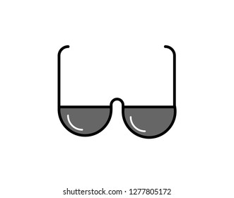 Vector glasses Icon - Vector 