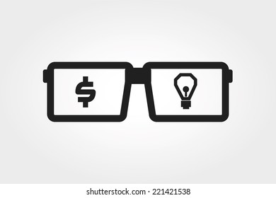 Vector Glasses Icon