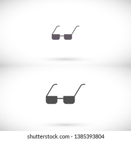Vector Glasses Icon . Lorem Ipsum Illustration design