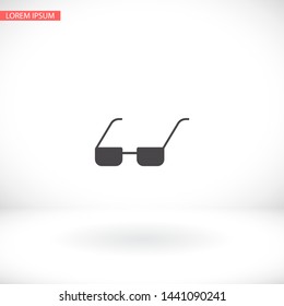 Vector Glasses Icon . Lorem Ipsum Illustration design