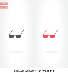 Vector Glasses Icon . Lorem Ipsum Illustration design