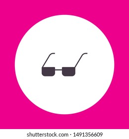 Vector Glasses Icon . Lorem Ipsum Illustration design