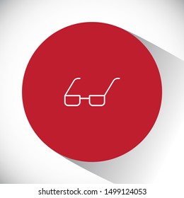 Vector Glasses Icon . Lorem Ipsum Illustration design