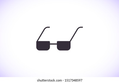 Vector Glasses Icon . Lorem Ipsum Illustration design