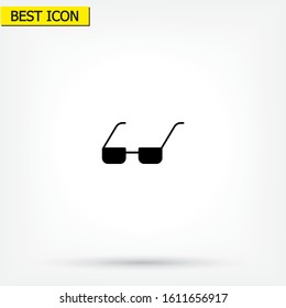 Vector Glasses Icon . Lorem Ipsum Illustration design