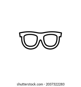 Vector glasses Icon, Simple sun glasses icon, Eyeglasses Icon Vector