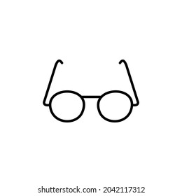 Icono de gafas de vectores, icono de gafas de sol simples, vector de iconos de anteojos