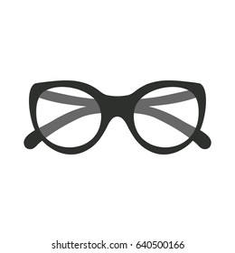 Vector glasses icon. Simple symbol