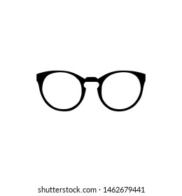 Vector glasses icon. Sunglasses, glasses, isolated on white background. Silhouettes - Vector