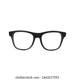 Vector glasses icon. Sunglasses, glasses, isolated on white background. - Vector