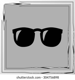 Vector Glasses Icon Symbol
