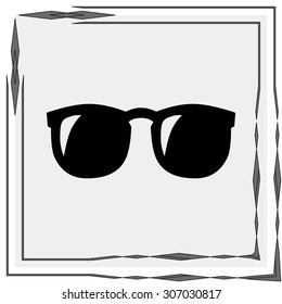 Vector Glasses Icon Symbol