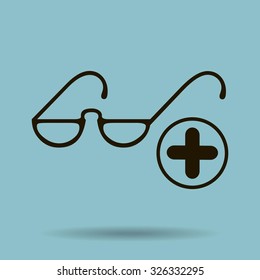 Vector Glasses Icon Symbol
