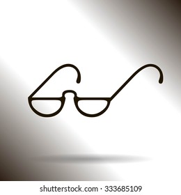 Vector Glasses Icon Symbol