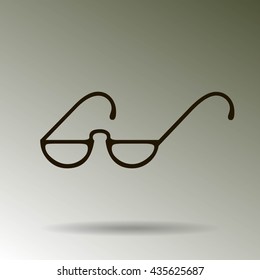 Vector Glasses Icon Symbol