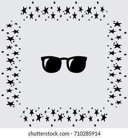 Vector Glasses Icon Symbol