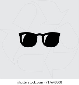 Vector Glasses Icon Symbol