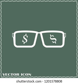 Vector Glasses web icon