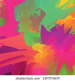 Vector glitch background. Abstract  color background with  trendy gradients.