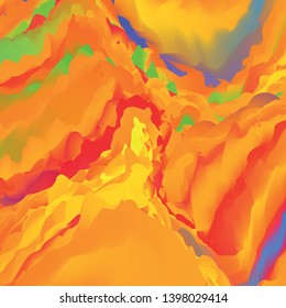 Vector glitch background. Abstract  color background with  trendy gradients.