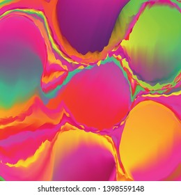 Vector glitch background. Abstract color background with trendy gradients. 