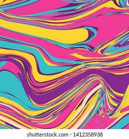 Vector glitch background. Abstract color background with trendy gradients. 