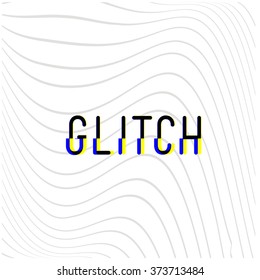 Vector glitch background. Corrupted image vector file. Colorful abstract background for your designs. Chaos aesthetics of signal error. Digital decay.